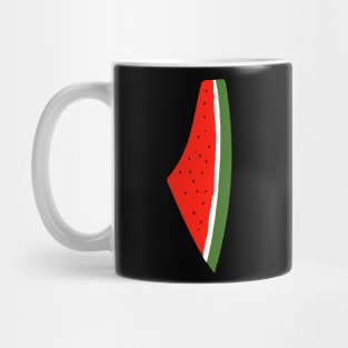 Palestine Flag Watermelon Mug